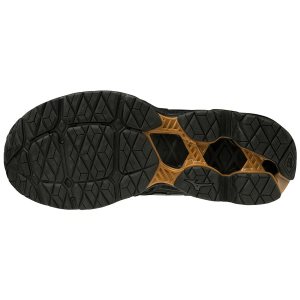 Mizuno Wave Creation Waveknit Παπουτσια Για Τρεξιμο Ανδρικα - Μαυρα